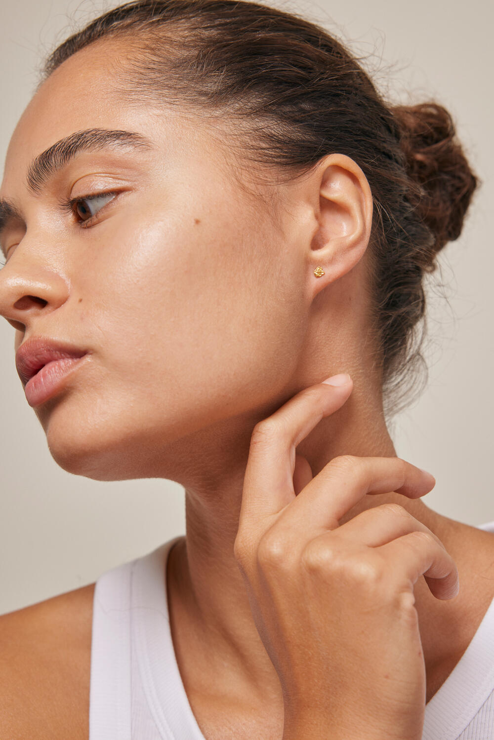 Rio Mini ørestikker - forgyldt